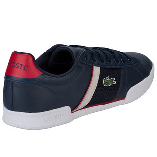 LACOSTE 拉科斯特 Deston系列系带平底男士休闲鞋板鞋 Navy UK 7 