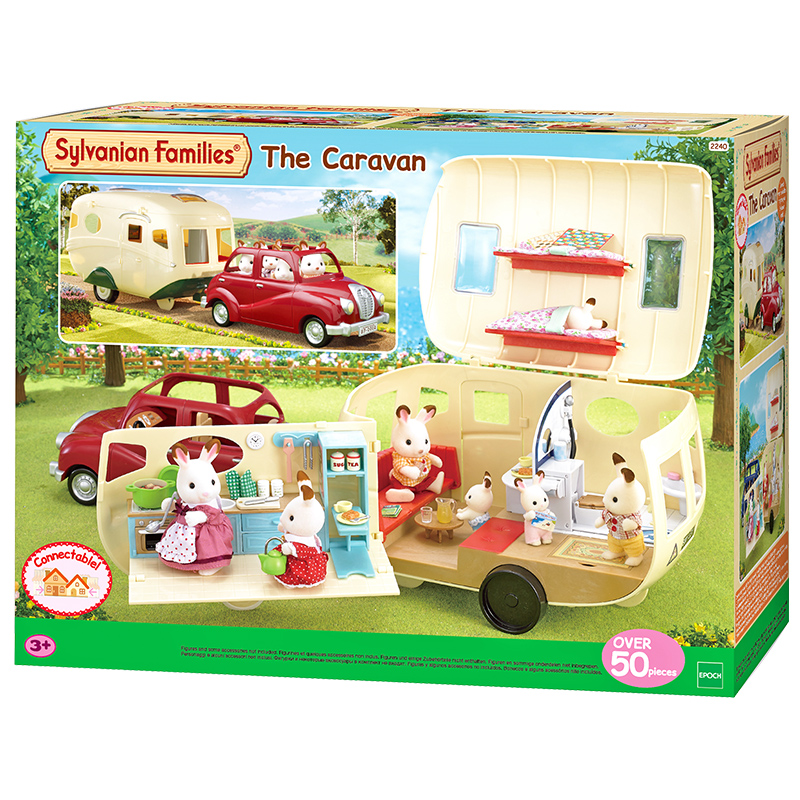 Sylvanian Families 森贝儿家族 5045 露营房车幼儿园早教益智玩具