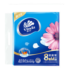 Vinda 维达 超韧抽纸 3层120抽*8包（153*195mm） *10件