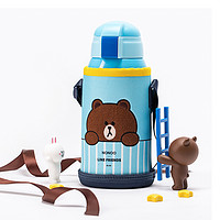 NONOO LINE FRIENDS 儿童吸管保温杯 600ml