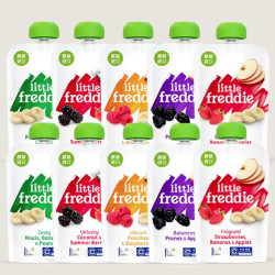 little freddie 小皮酸甜莓果5口味水果泥 100g*10包