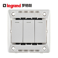 TCL-legrand 罗格朗 86型 翘板式三开单控开关