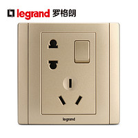 TCL-legrand 罗格朗 美涵金色 86型 单控五孔插座