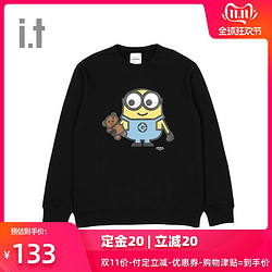 预售it :CHOCOOLATE|MINIONS联乘男女情侣款小黄人卫衣3481UBB