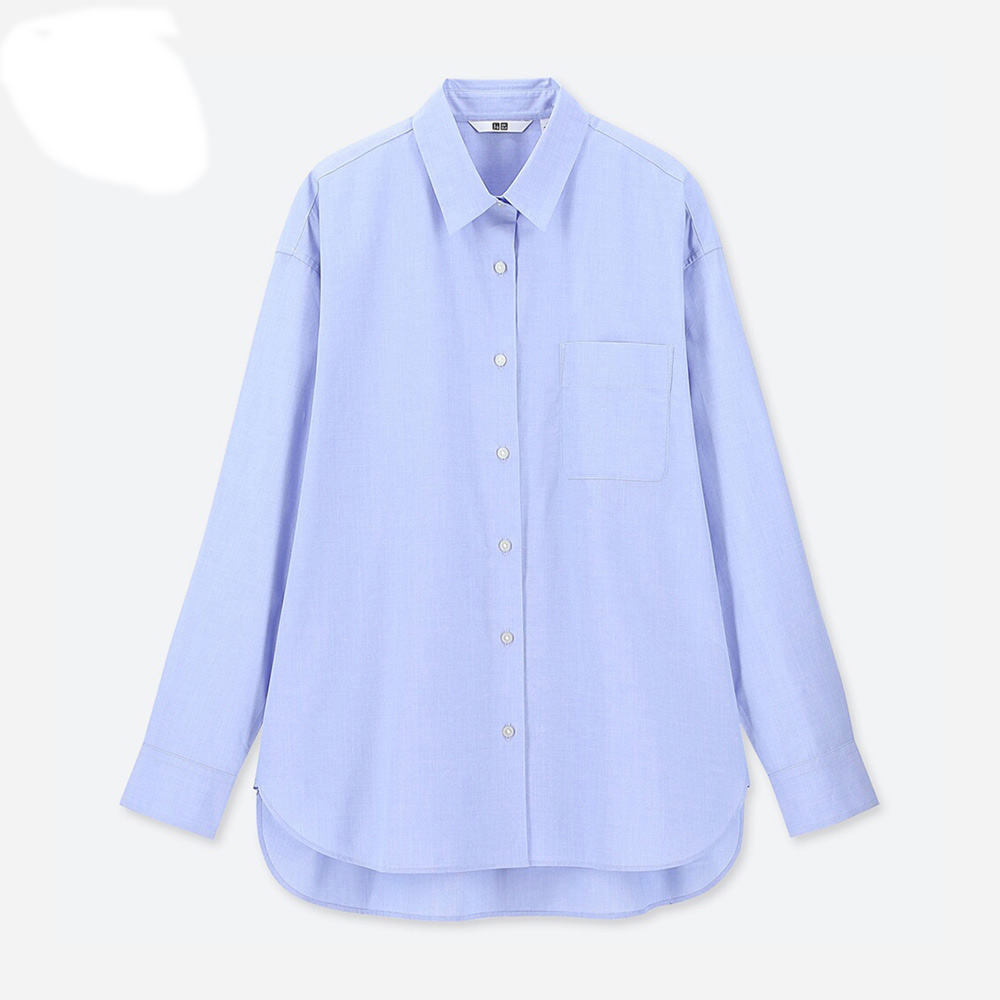 uniqlo 优衣库 414162 女士长绒棉衬衫