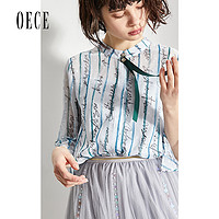 OECE 192HB080 女士雪纺衬衫