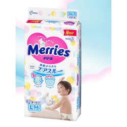 kao 花王 Merries 妙而舒 婴儿纸尿裤 L号 54片