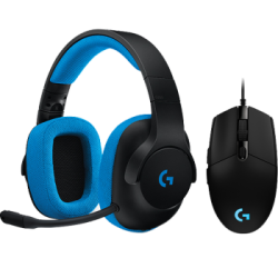 Logitech 罗技(G) G233 头戴式游戏耳机 + G102 游戏鼠标