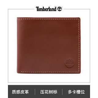 Timberland 添柏岚 A1DTM001 槽皮革翻折钱包钱夹 黑色