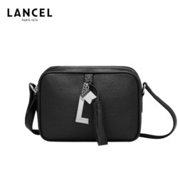 LANCEL 兰姿 NINE 单肩斜挎包 牛皮革 A0982810TU 黑色 迷你