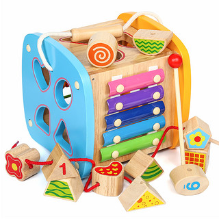 小顽豆 积木玩具婴儿童益智动脑拼装幼儿早教
