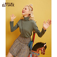 elf sack 妖精的口袋  19406033 高领打底针织衫上衣