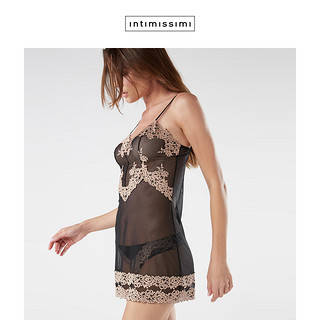 Intimissimi LBD1294 女士花卉蕾丝透视短吊带睡裙 彩色-3471 L