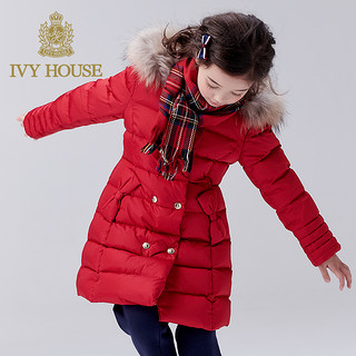 IVY HOUSE 常春藤 2019秋冬新品 AC4172205 女童白鸭绒外套