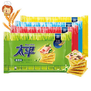 LIMEIJI 丽美姬 太平洋苏打饼原味零食 芝麻味*1包 400g