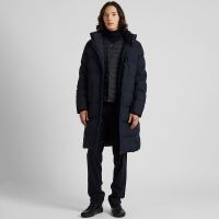 优衣库 UNIQLO 优衣库 男装 无缝羽绒长大衣