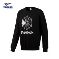 Reebok 锐步 Reebok 锐步 Big Starcrest Crew 男子冬季复古休闲卫衣 FKR22 DT8132 黑色 A/M