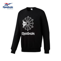 Reebok 锐步 Reebok 锐步 Big Starcrest Crew 男子冬季复古休闲卫衣 FKR22 DT8132 黑色 A/M