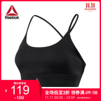 Reebok 锐步 Reebok官方 运动健身WOR New TRI BackBra- Pad 女运动内衣 FWY83 EC2343_黑色 A/XL