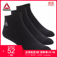 Reebok 锐步 Reebok运动健身ACT CORE INSIDE SOCK 3P男女袜子FRY47 DU2990_黑色 6812