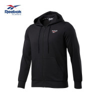 Reebok 锐步 Reebok官方 运动经典 VECTOR TRACK TOP 男女夹克 IEF88 FP8798_黑色 A/M