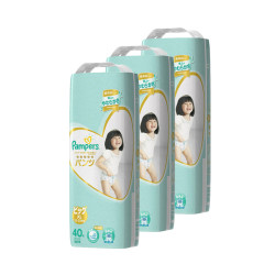 Pampers 帮宝适 一级帮系列 婴儿拉拉裤 XL40片 3包装