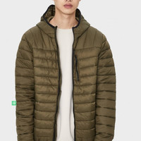 Bershka 巴适卡 06381644505 男士短款棉服