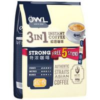OWL 猫头鹰 三合一特浓速溶咖啡 500g，9.9元一包