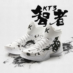 安踏官网旗舰kt4水墨系列汤普森篮球鞋男高帮战靴运动鞋