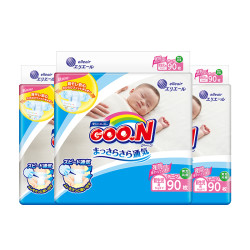 GOO.N 大王 婴儿纸尿裤 NB90片 90*3包