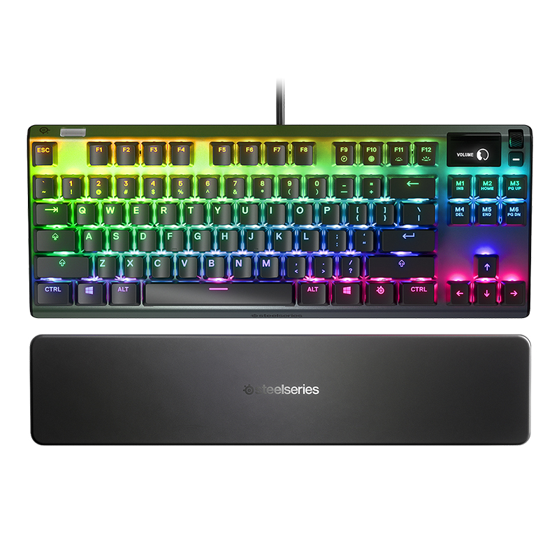 新品发售steelseries赛睿apex7tkl有线rgb机械键盘qx2轴