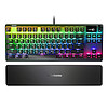 Steelseries 赛睿 Apex 7 TKL 84键 有线机械键盘 黑色 赛睿QX2青轴 RGB