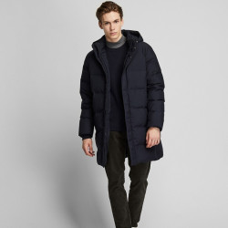 优衣库 UNIQLO 优衣库 419990 男款无缝羽绒大衣