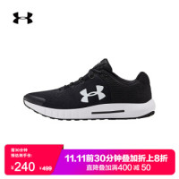 Under Armour 安德玛官方UA男子MicroG Pursuit BP跑步鞋-3021953 黑色