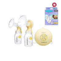 medela 美德乐 丝韵翼双侧电动吸奶器 赠兰思诺储奶袋 50片