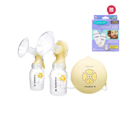 medela 美德乐 丝韵翼双侧电动吸奶器 赠兰思诺储奶袋 50片