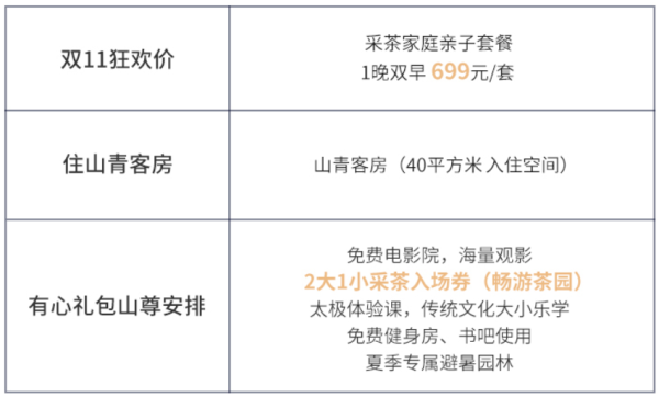 3万㎡自然园林!成都青城山尊酒店1晚 含双早+2大1小采茶券