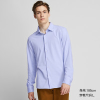 优衣库 UNIQLO 优衣库 421861 男士精纺针织衬衫