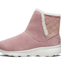 SKECHER 斯凯奇 女童菱格加绒保暖雪地靴