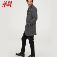 H＆M HM0698637 男士毛呢大衣 