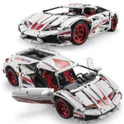 CaDA 咔搭 双鹰 带动力组遥控车拼插积木 LP610跑车