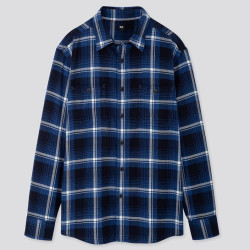 优衣库 UNIQLO 优衣库 421203 男士法兰绒格子衬衫