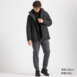 优衣库 UNIQLO 优衣库 421716 男士高性能复合连帽外套