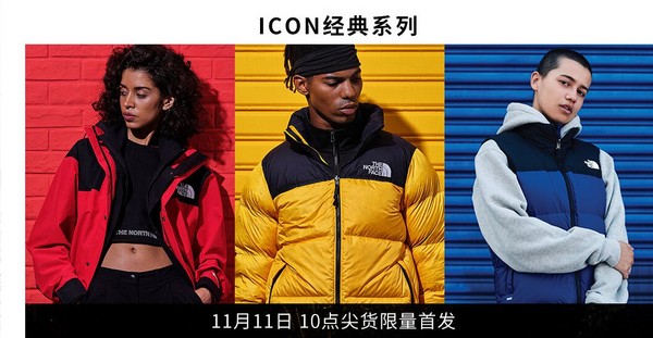 促销活动thenorthface北面双11大促