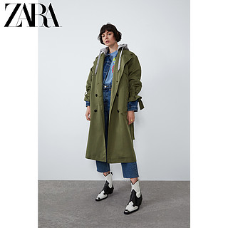 ZARA TRF 05071900505 女款连帽风衣 