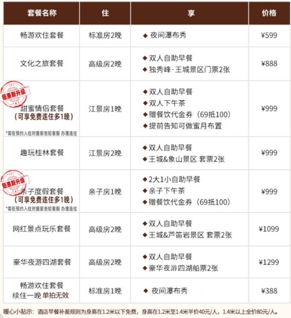 两江四湖、象鼻山等步行可达!桂林漓江大瀑布饭店1-2晚