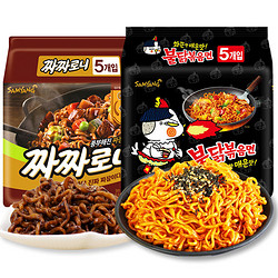 SAMYANG 三养 超辣火鸡面+炸酱面 140gx40袋