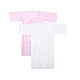 PurCotton 全棉时代 婴儿纱布短款衣服 粉色+白色 2件套