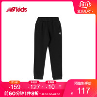 New Balance nb童装 2019秋季新款男女童4~14岁儿童加绒裤子
