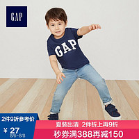 Gap 儿童Logo徽标圆领短袖T恤